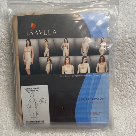 Isavela Beige Compression Shapewear - Picture 1 of 2